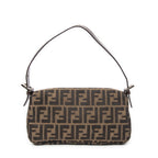 Bolso de Hombro Baguette Lona Zucca Caqui