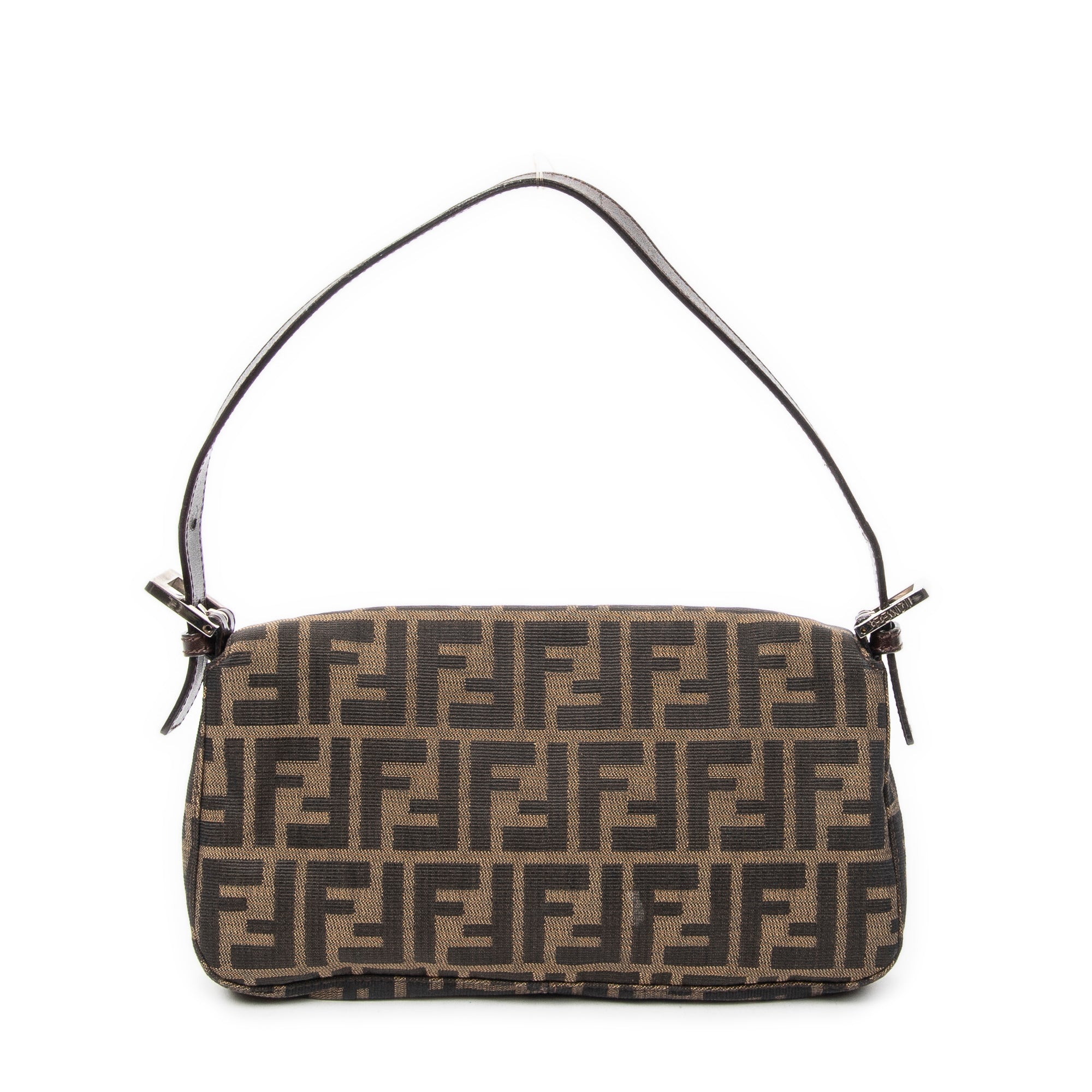 Bolso de Hombro Baguette Lona Zucca Caqui