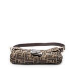 Bolso de Hombro Baguette Lona Zucca Caqui
