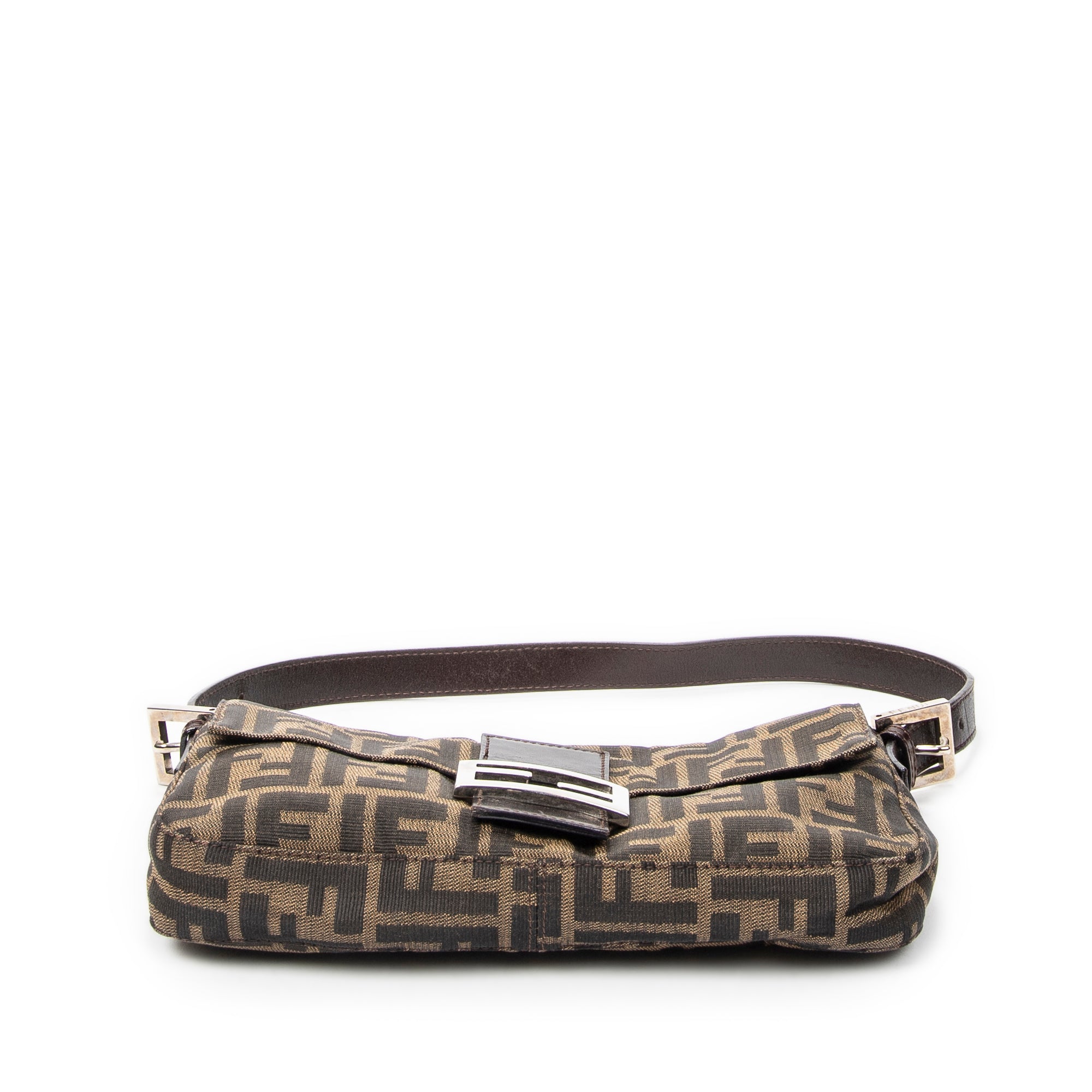 Bolso de Hombro Baguette Lona Zucca Caqui