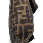 Bolso de Hombro Baguette Lona Zucca Caqui