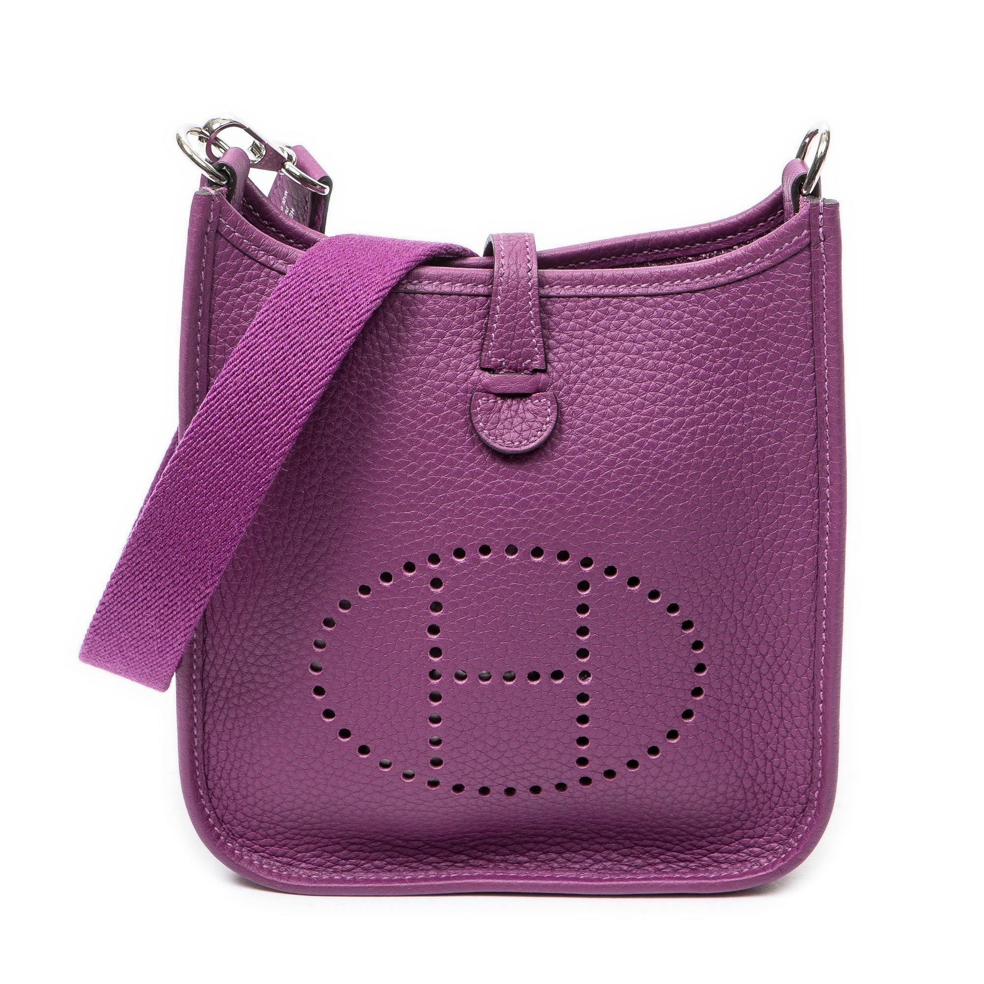 Shoulder Bag Evelyne TPM Anemone Clemence Leather