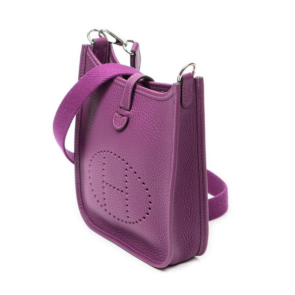 Shoulder Bag Evelyne TPM Anemone Clemence Leather
