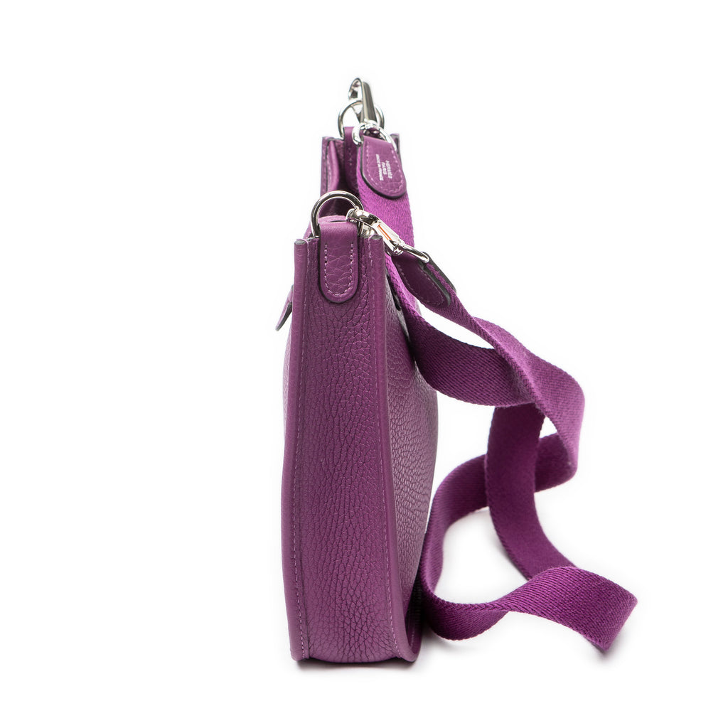 Shoulder Bag Evelyne TPM Anemone Clemence Leather