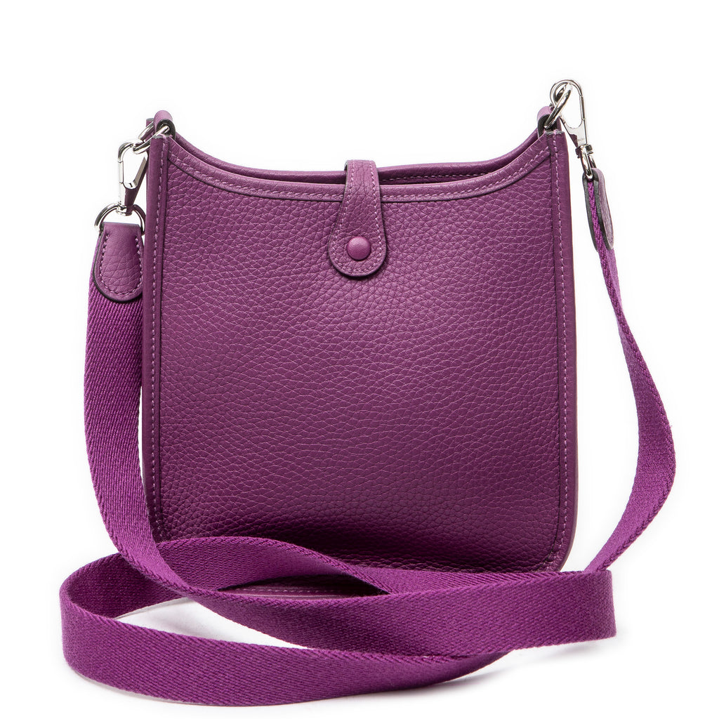 Shoulder Bag Evelyne TPM Anemone Clemence Leather