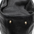 Shoulder Bag Large Pure Paddington Tote Black Grained Calfskin Leather