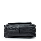 Shoulder Bag Medium Paraty Black Grained Calfskin Leather