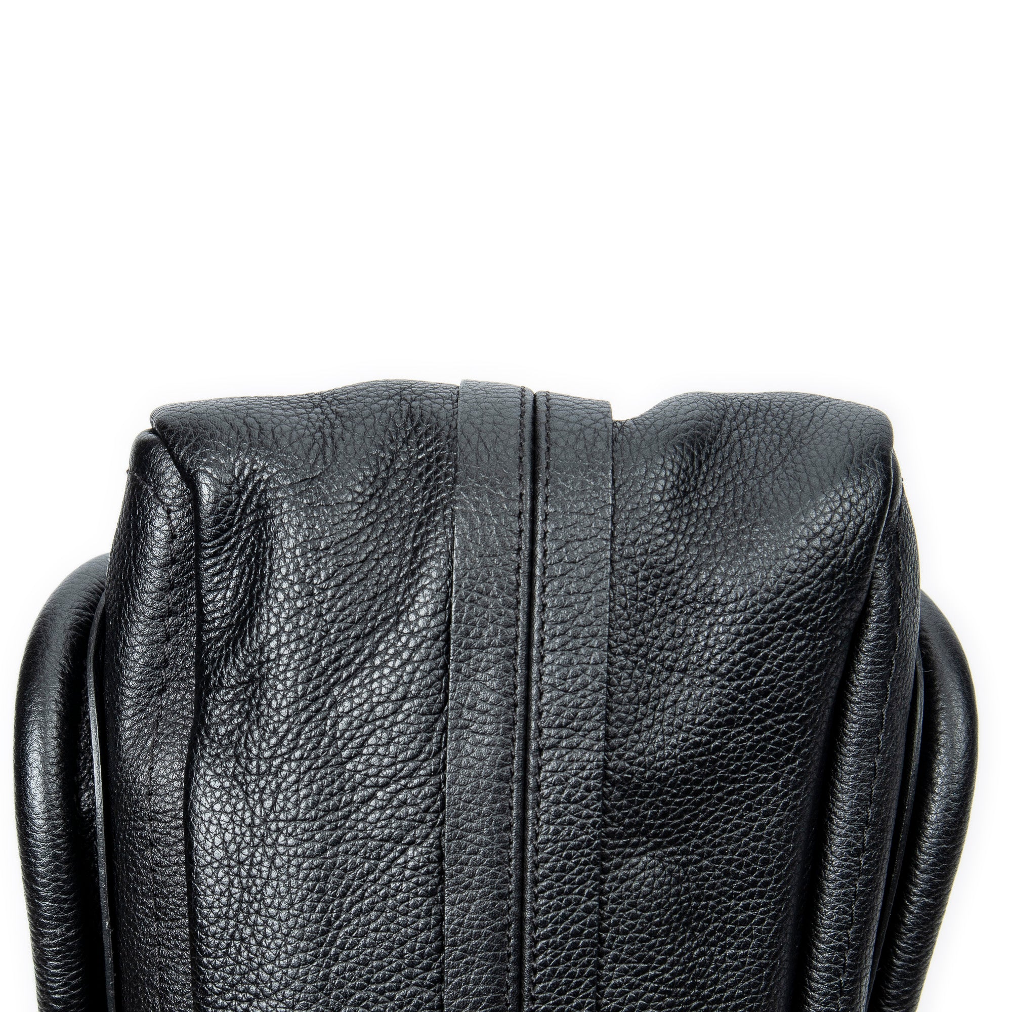 Shoulder Bag Medium Paraty Black Grained Calfskin Leather