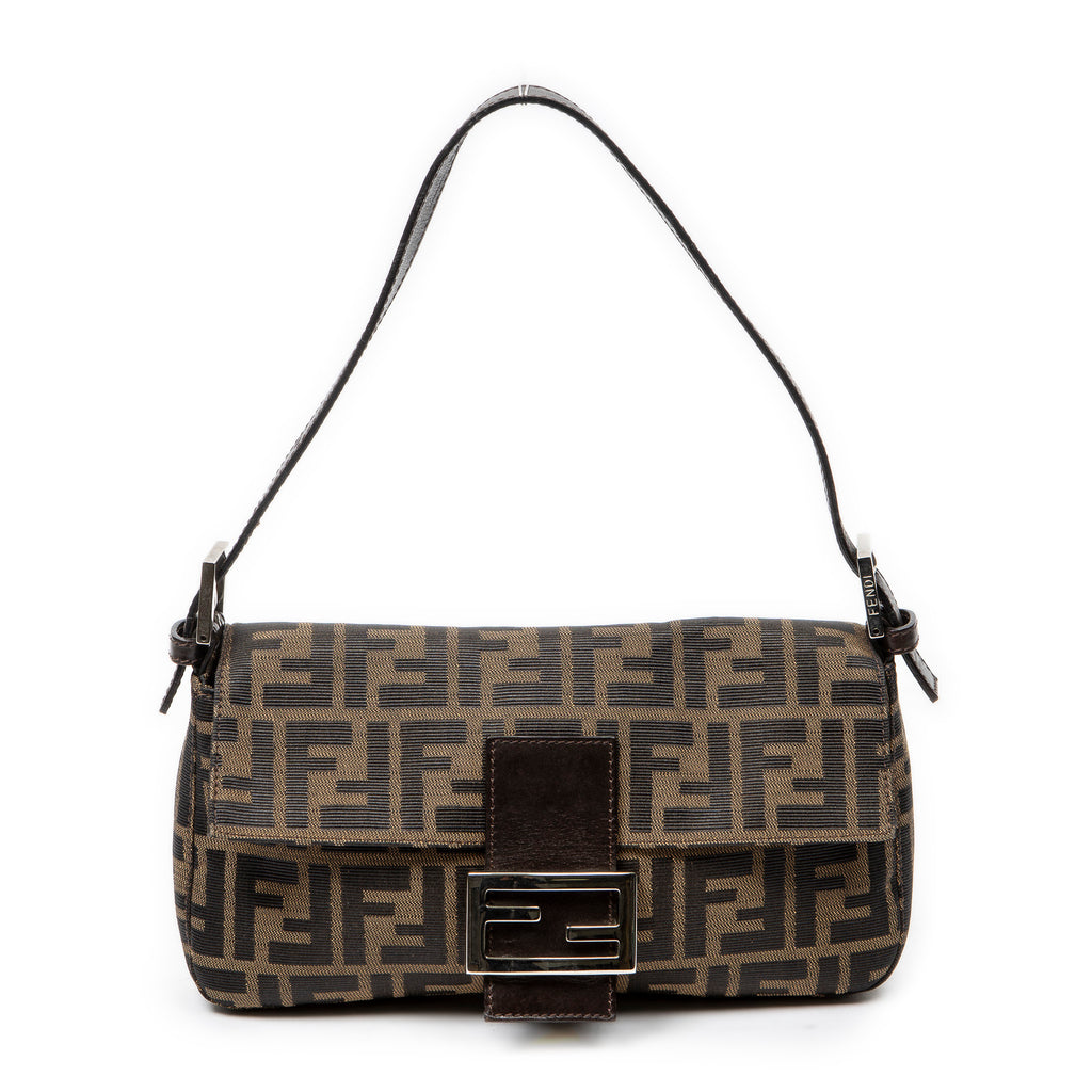 Bolso de Mano Baguette Lona Khaki Zucca