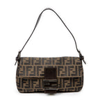 Bolso de Mano Baguette Lona Khaki Zucca