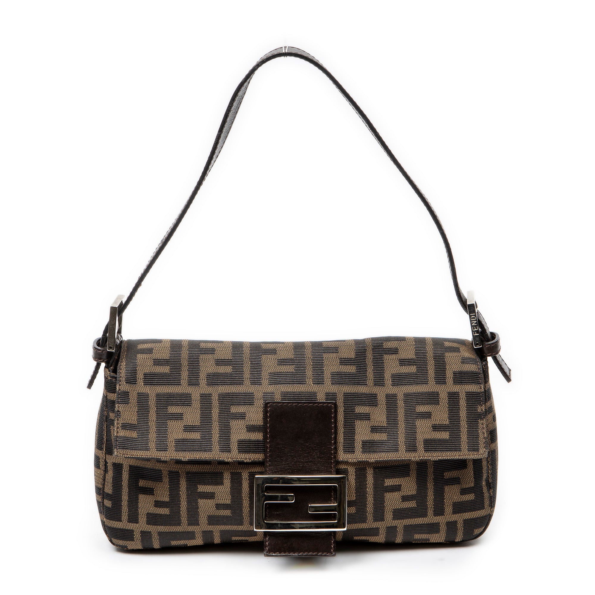 Bolso de Mano Baguette Lona Khaki Zucca