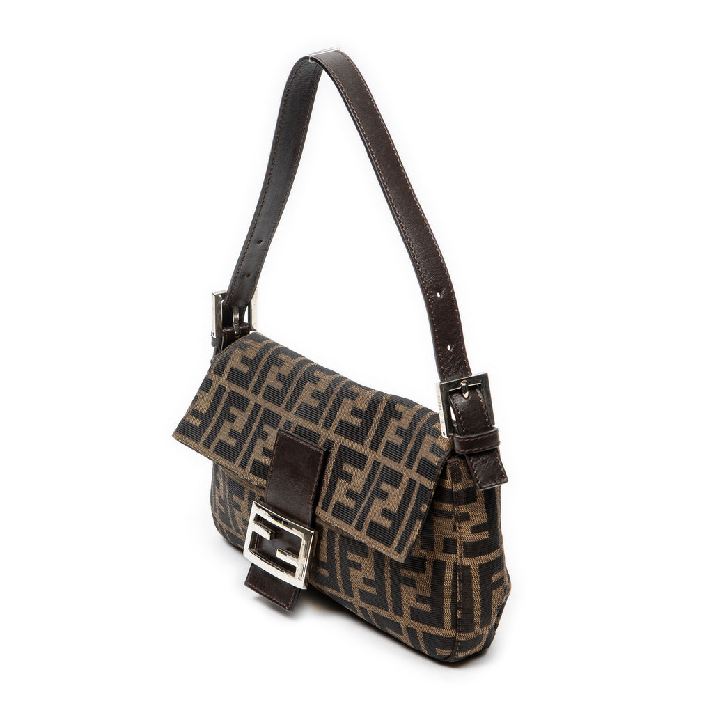 Bolso de Mano Baguette Lona Khaki Zucca