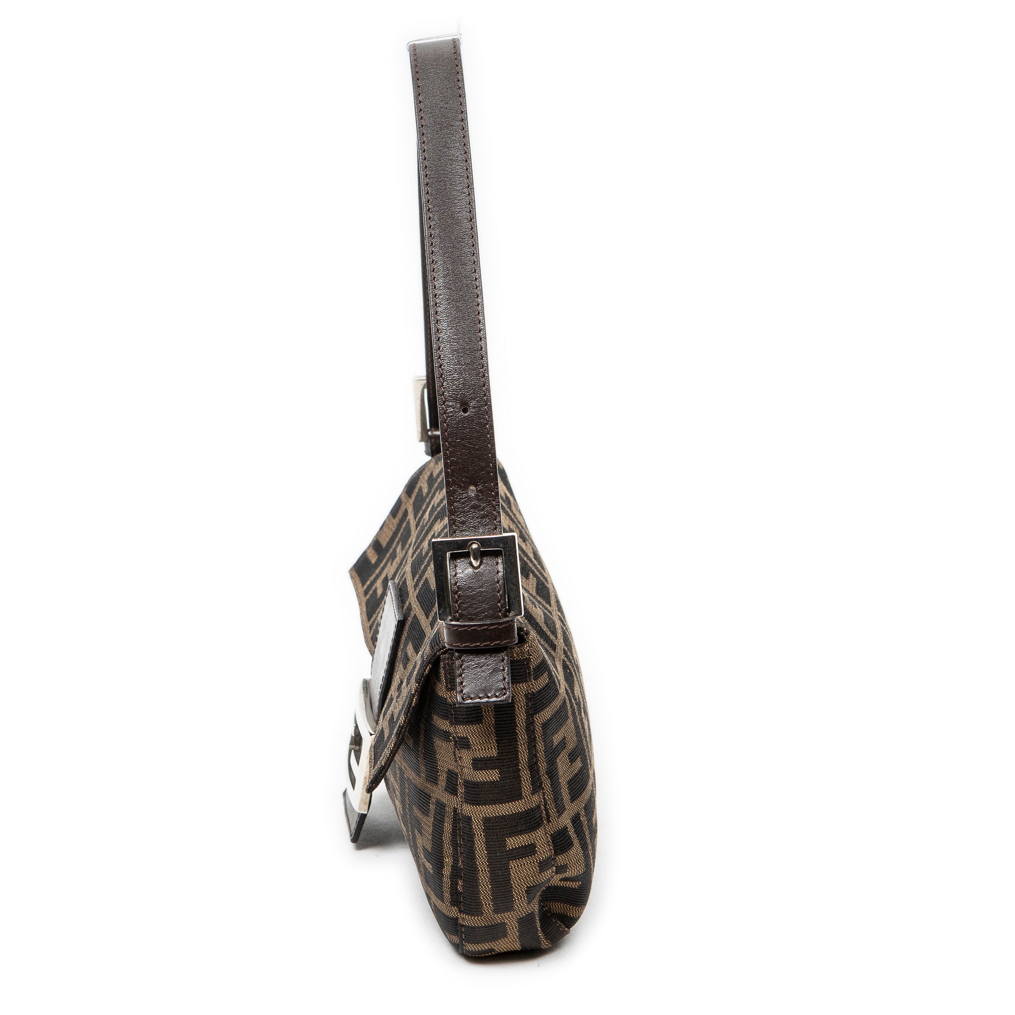 Bolso de Mano Baguette Lona Khaki Zucca