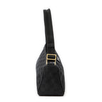 Shoulder Bag Mini Zip Pouch Black Monogrammed Canvas