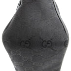 Shoulder Bag Mini Zip Pouch Black Monogrammed Canvas