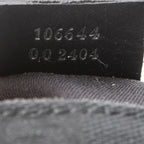 Shoulder Bag Mini Zip Pouch Black Monogrammed Canvas