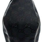 Shoulder Bag Small Abbey Top Handle Black Monogrammed Canvas