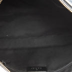 Shoulder Bag Small Abbey Top Handle Black Monogrammed Canvas