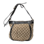 Handbag D Ring Messenger Beige Monogrammed Canvas
