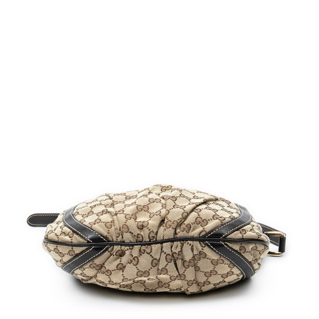 Handbag D Ring Messenger Beige Monogrammed Canvas