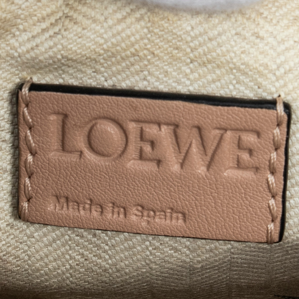 Shoulder Bag Small Puzzle Bag Beige Calfskin Leather