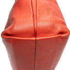 Shoulder Bag Dunas Hobo Pink Grained Calfskin Leather