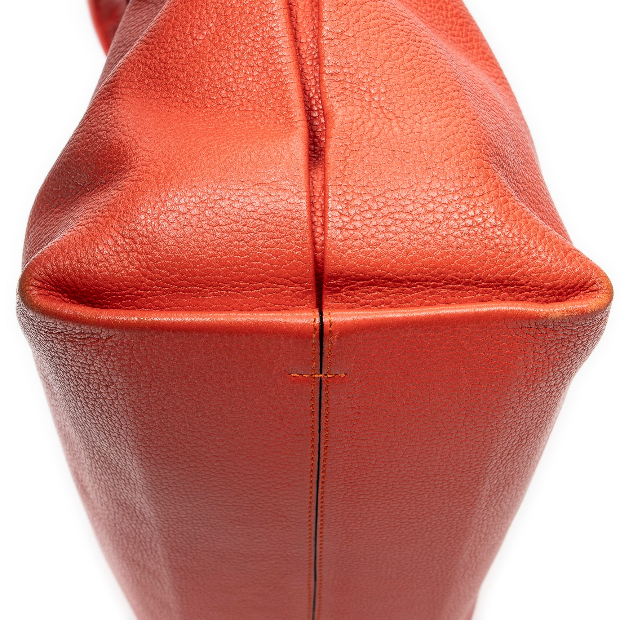 Shoulder Bag Dunas Hobo Pink Grained Calfskin Leather