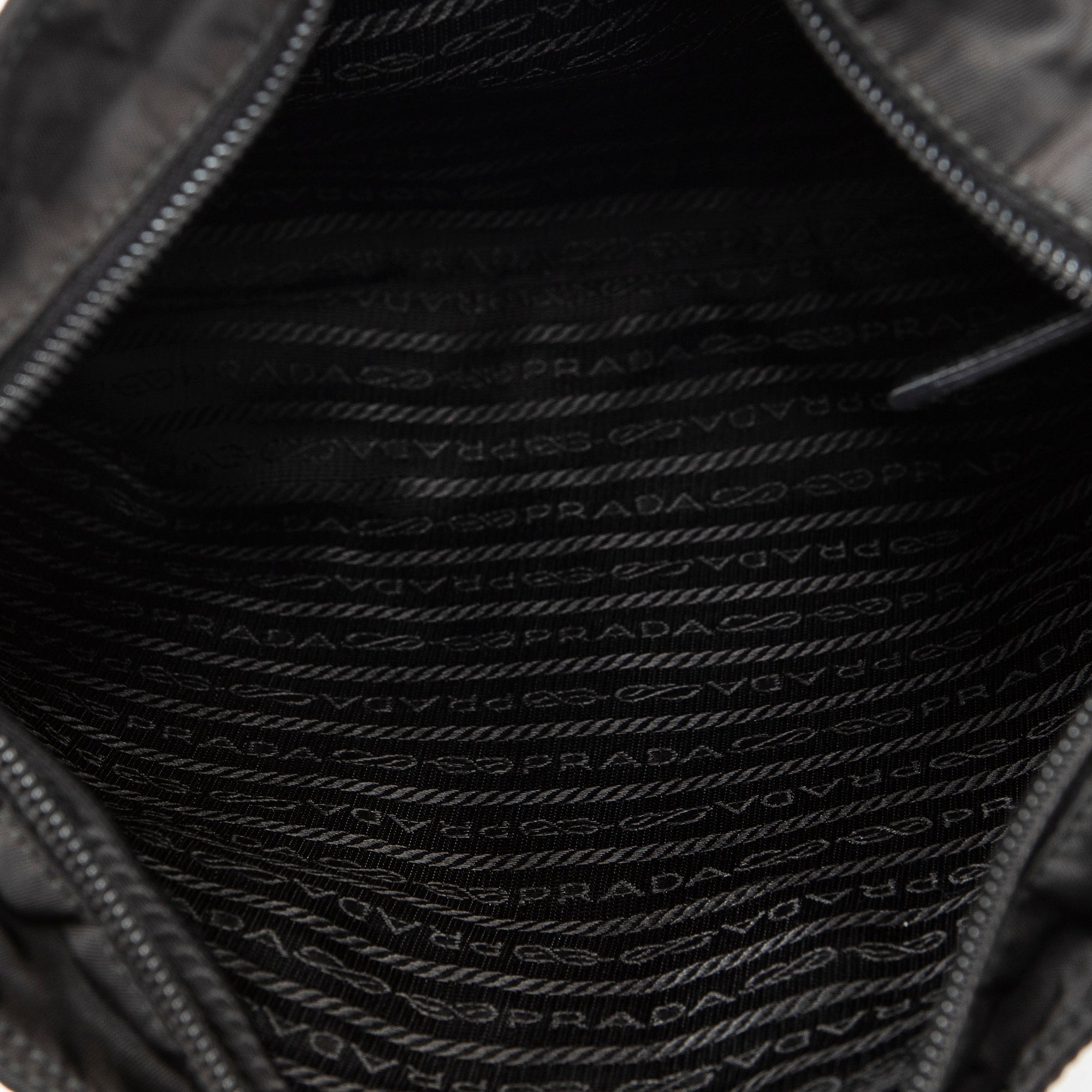 Bandolera Plana Cuadrada de Lona de Nylon Negra