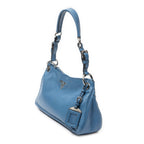 Prada - Sac hobo à boucle et fermeture éclair - Bleu