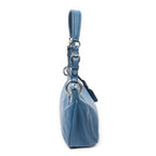Prada - Sac hobo à boucle et fermeture éclair - Bleu