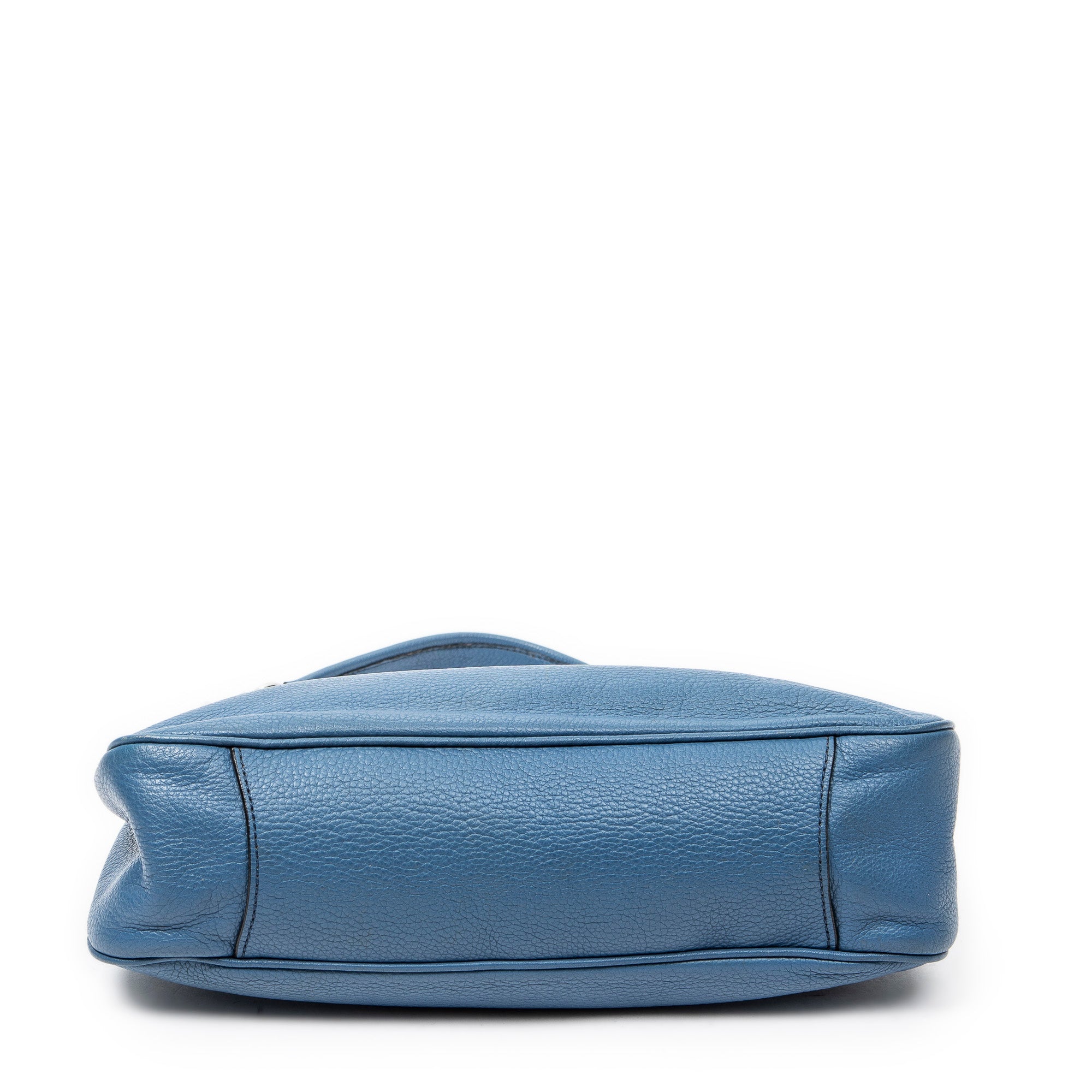 Prada - Sac hobo à boucle et fermeture éclair - Bleu