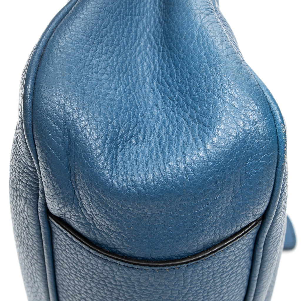 Prada - Sac hobo à boucle et fermeture éclair - Bleu