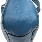 Prada - Sac hobo à boucle et fermeture éclair - Bleu