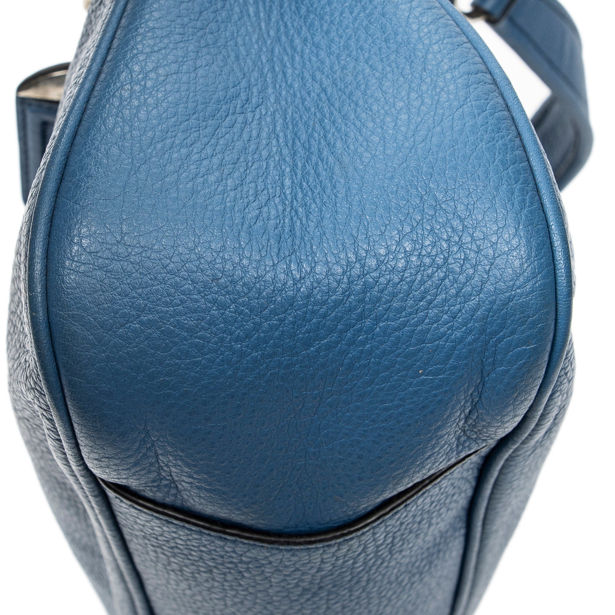 Prada - Sac hobo à boucle et fermeture éclair - Bleu