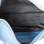 Prada - Sac hobo à boucle et fermeture éclair - Bleu