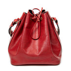 Shoulder Bag Noe PM Red Epi