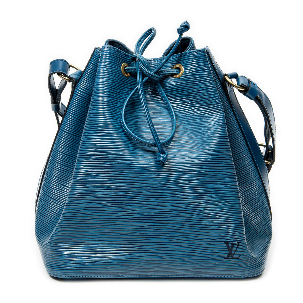 Shoulder Bag Noe PM Blue Epi