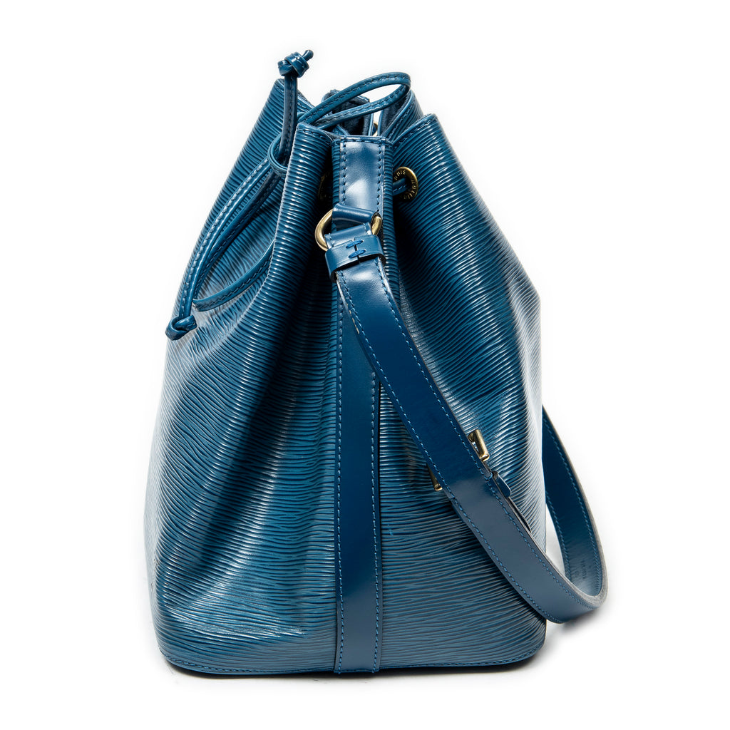 Shoulder Bag Noe PM Blue Epi