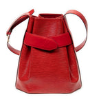 Sac à bandoulière PM en cuir épi rouge