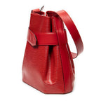 Sac à bandoulière PM en cuir épi rouge