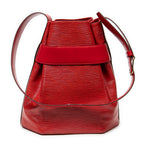 Sac à bandoulière PM en cuir épi rouge