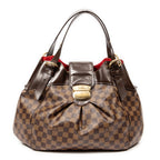 Shoulder Bag Sistina GM Brown Damier Ebene
