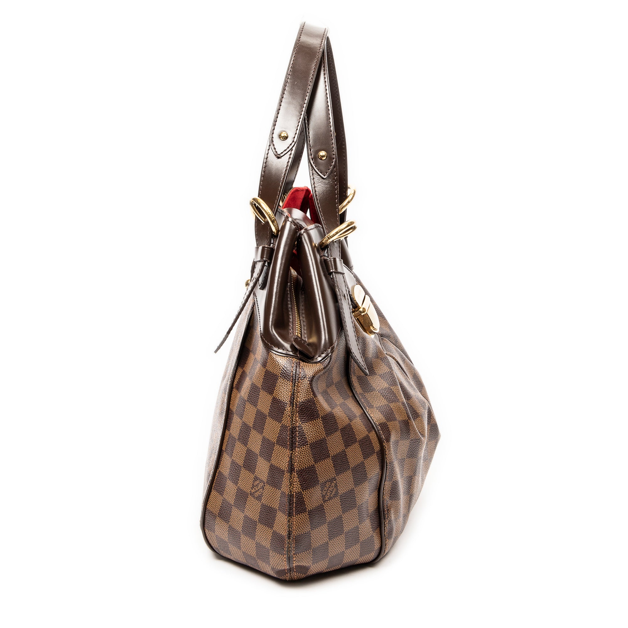 Shoulder Bag Sistina GM Brown Damier Ebene