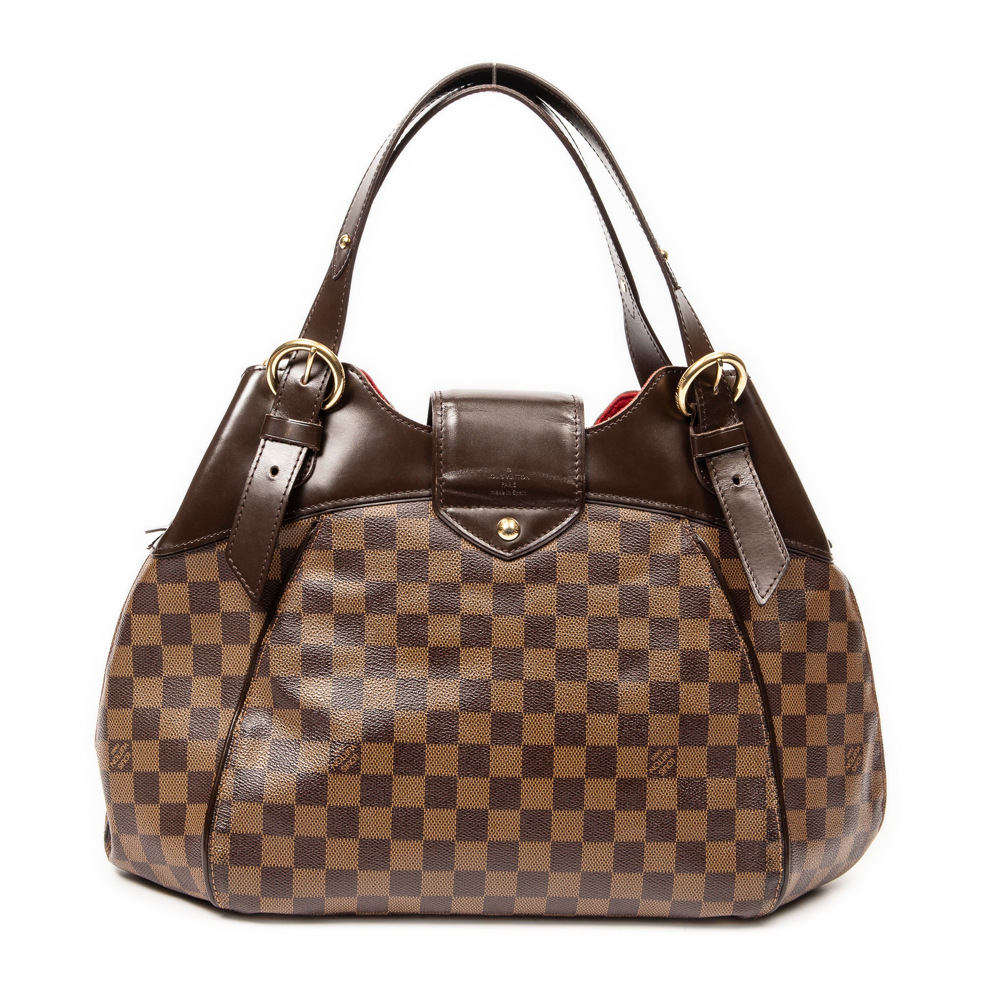 Shoulder Bag Sistina GM Brown Damier Ebene