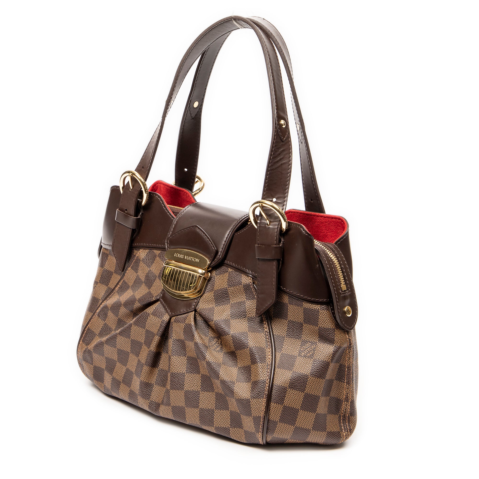 Shoulder Bag Sistina PM Brown Damier Ebene
