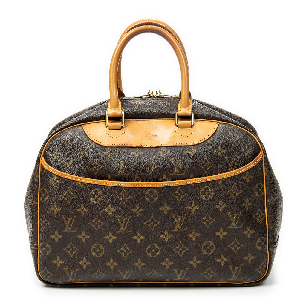 Handbag Deauville Brown Monogram Canvas