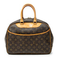Handbag Deauville Brown Monogram Canvas