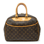 Handbag Deauville Brown Monogram Canvas