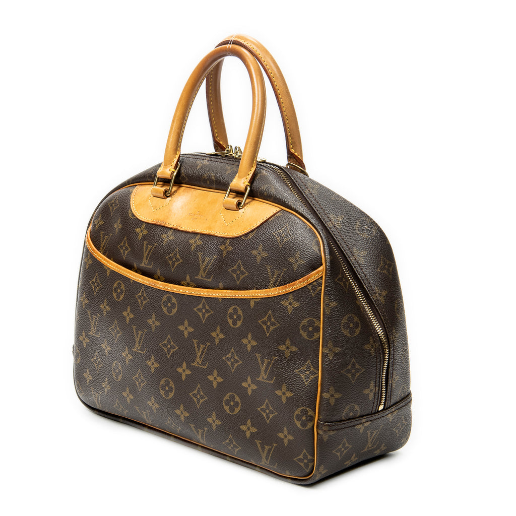 Handbag Deauville Brown Monogram Canvas