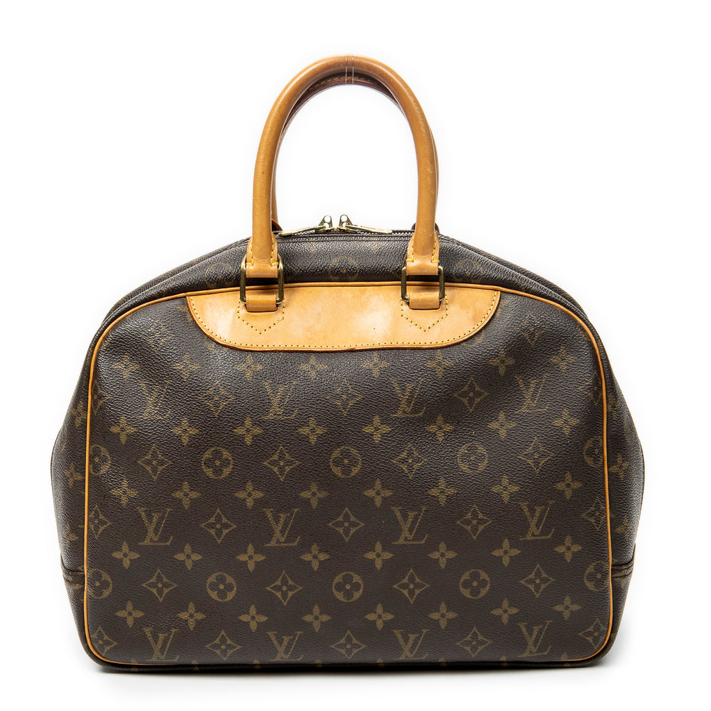 Handbag Deauville Brown Monogram Canvas